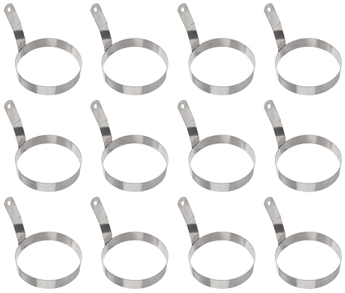 Thunder Group SLER0501R Egg Ring, 5" Diameter, Stainless Steel, Mirror Finish, Pack of 12