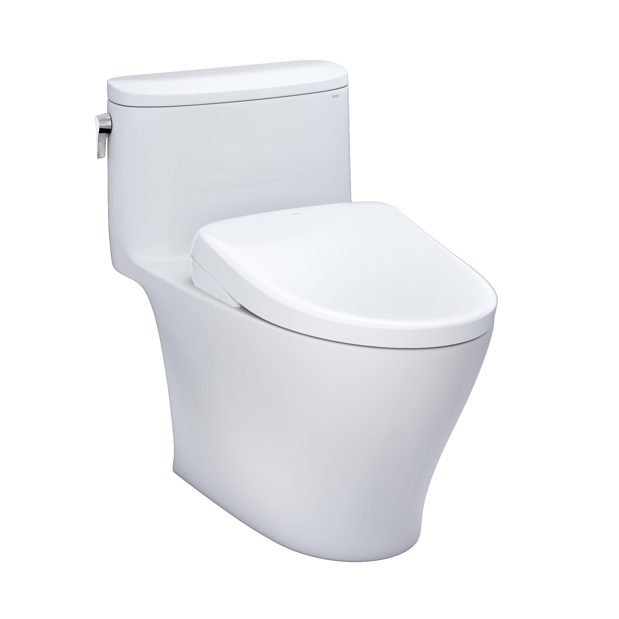 TOTO® WASHLET®+ Nexus® 1G® One-Piece Elongated 1.0 GPF Toilet with S7A Contemporary Bidet Seat, Cotton White - MW6424736CUFG#01