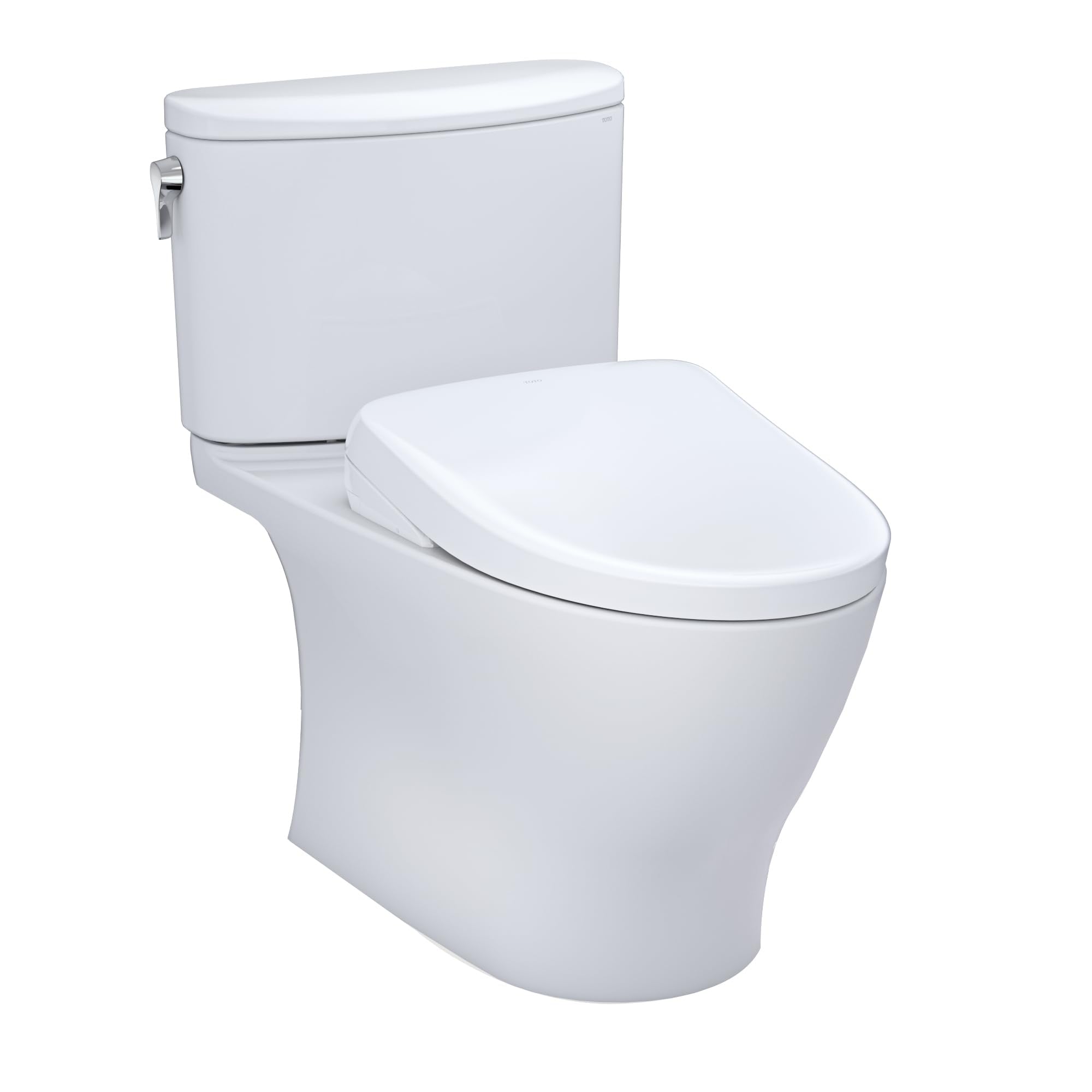 TOTO® WASHLET®+ Nexus® 1G® Two-Piece Elongated 1.0 GPF Toilet with S7A Contemporary Bidet Seat, Cotton White - MW4424736CUFG#01