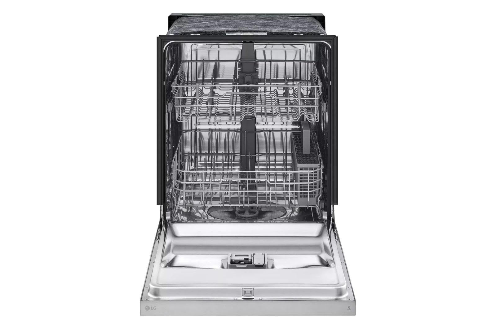 LG 24-Inch Front Control Dishwasher with SenseClean in Stainless Steel - LDFC2423V