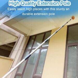 Greeily Paint Roller Extension Pole, 4ft to 12ft Paint Extension Pole Multi-Purpose Splicing Adjustment for Spider Brush Outdoor Spray Painting Roller Cleaning and Chandelier Replacement