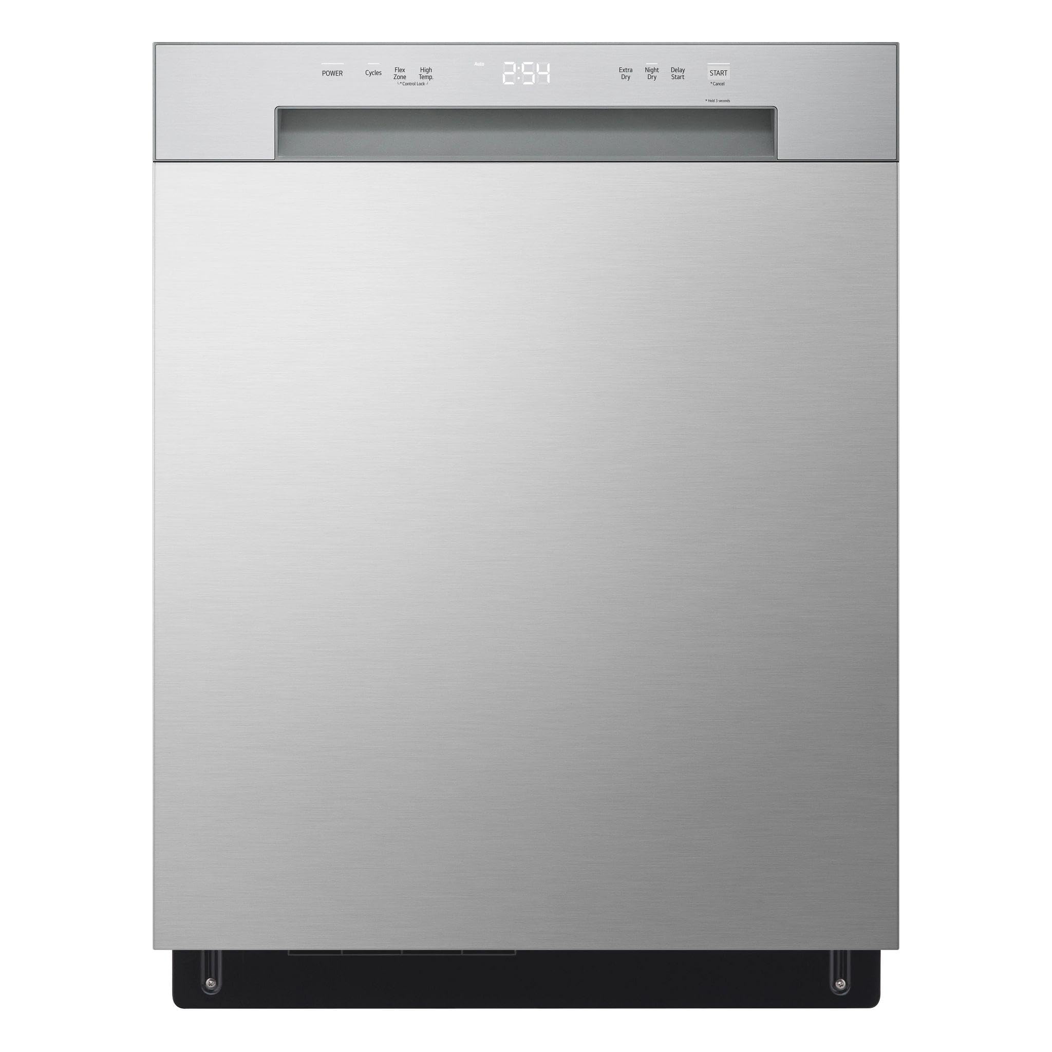 LG 24-Inch Front Control Dishwasher with SenseClean in Stainless Steel - LDFC2423V