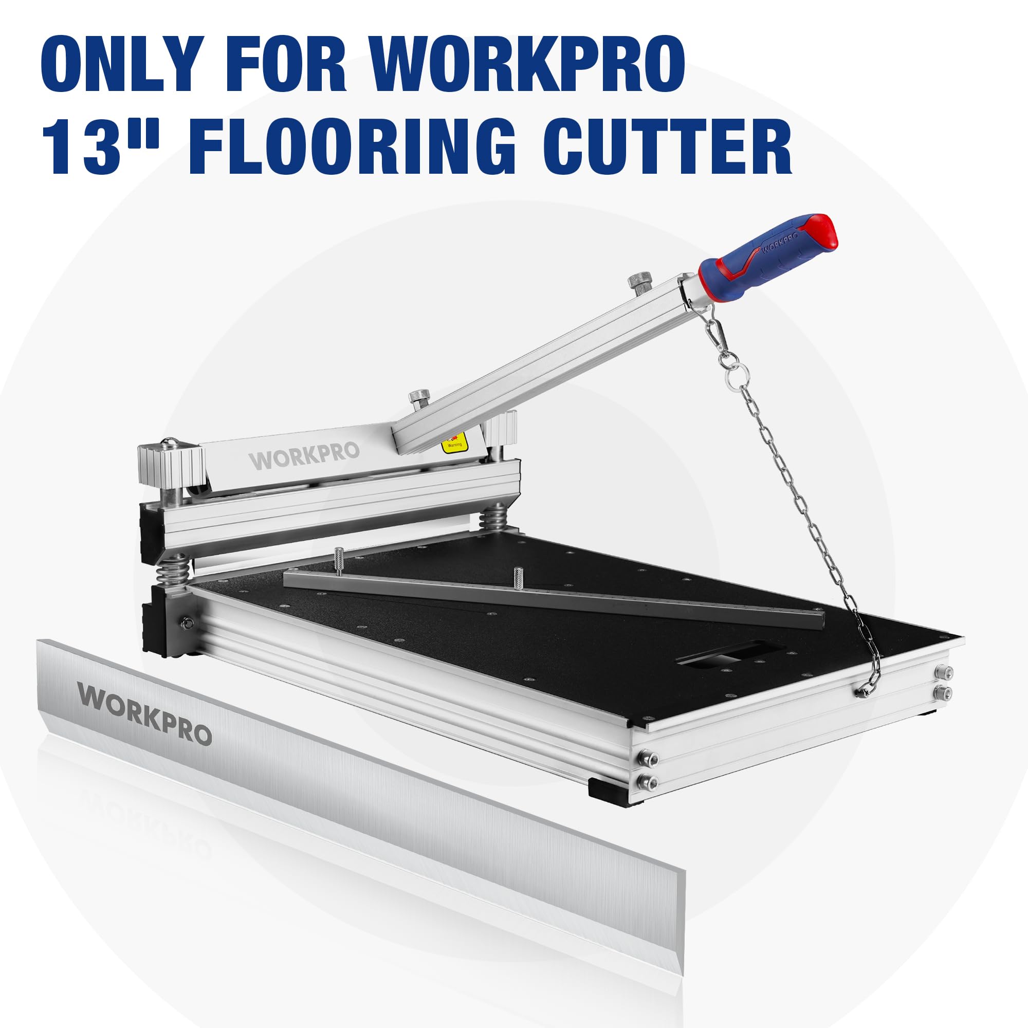 WORKPRO 13" Flooring Cutter Replacement Blade, Great Tungsten Blade Cutter for Laminate Vinyl Multi-layer Floor, LVT, LVP and Vinyl Plank