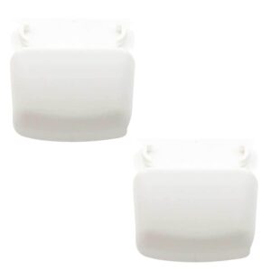 hasme replacement 61002112 refrigerator door bar end cap retainer replaces for numbers 61001944 ap4068718 ap6009957 ps2057970 ps11743131 wp61002112 fits for jenn air kenmore maytag models, 2-pack