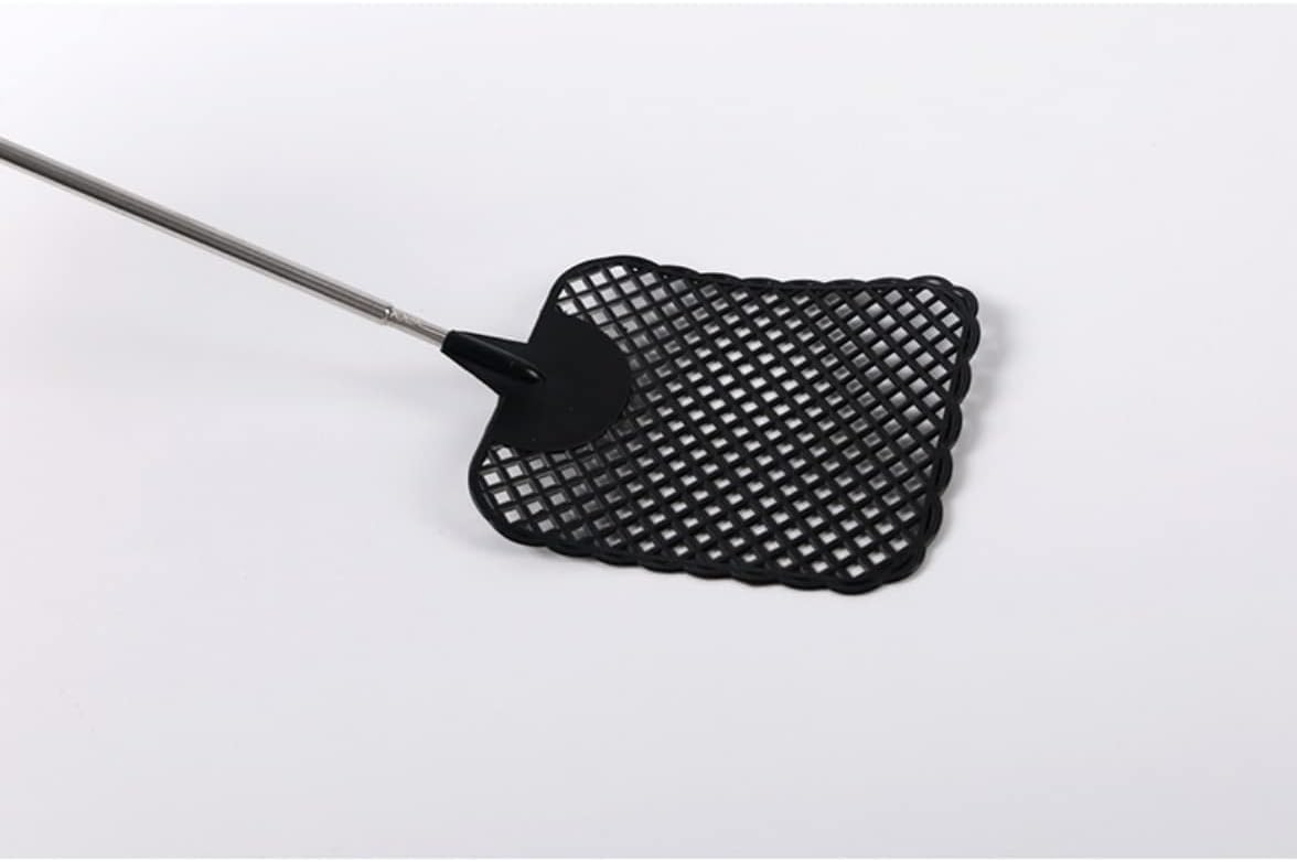 2PCS Telescopic Fly Swatters, Durable Plastic Fly Swatter Heavy Duty Set, Telescopic Flyswatter with Stainless Steel Handle 26cm - 72cm