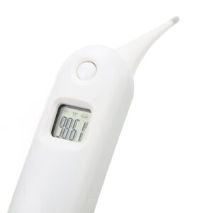 Zerodis Pig Thermometer Electronic LCD Pet Veterinary Thermometer with Memory Function for Dogs Cats Pet Dog Thermometer Horse Anus Thermometer Fast Digital Veterinary Thermometer