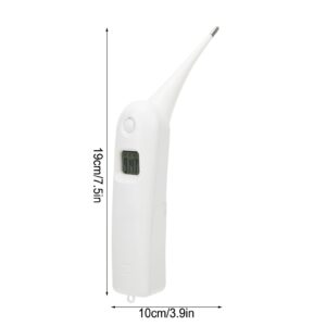 Zerodis Pig Thermometer Electronic LCD Pet Veterinary Thermometer with Memory Function for Dogs Cats Pet Dog Thermometer Horse Anus Thermometer Fast Digital Veterinary Thermometer