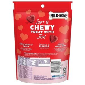 Milk-Bone Tender Hearts Soft & Chewy Dog Treats, 4.5 Ounce (Pack of 1)