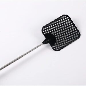 2PCS Telescopic Fly Swatters, Durable Plastic Fly Swatter Heavy Duty Set, Telescopic Flyswatter with Stainless Steel Handle 26cm - 72cm