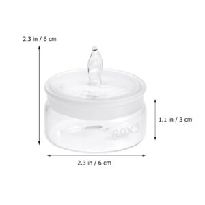 Hemobllo 1pc Weighing Bottle Pycnometer Bottle Chemistry Glass Bottle Specific Gravity Bottle Scientific Glass Beaker Pycnometer Flask Glass Measuring Bottle Glass Stopper Seal