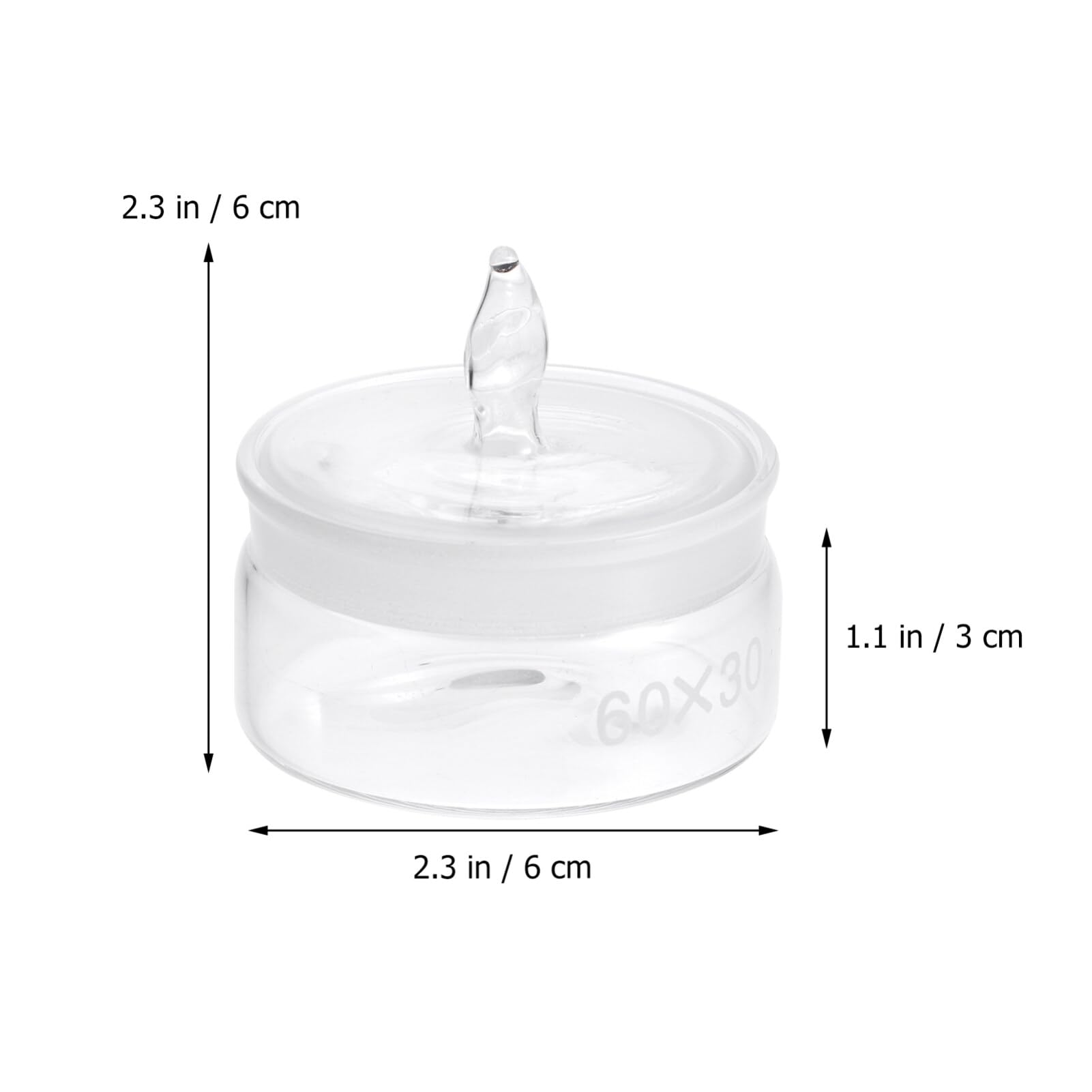 Hemobllo 1pc Weighing Bottle Pycnometer Bottle Chemistry Glass Bottle Specific Gravity Bottle Scientific Glass Beaker Pycnometer Flask Glass Measuring Bottle Glass Stopper Seal