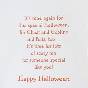 Greeting Card Time For Lots of Scary Fun For Someone Special - Happy Birthday And Halloween - October 31