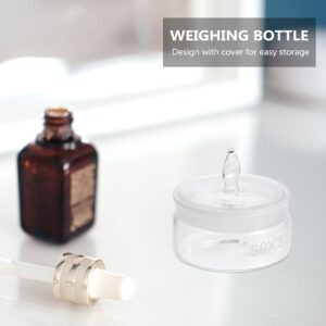 Hemobllo 1pc Weighing Bottle Pycnometer Bottle Chemistry Glass Bottle Specific Gravity Bottle Scientific Glass Beaker Pycnometer Flask Glass Measuring Bottle Glass Stopper Seal