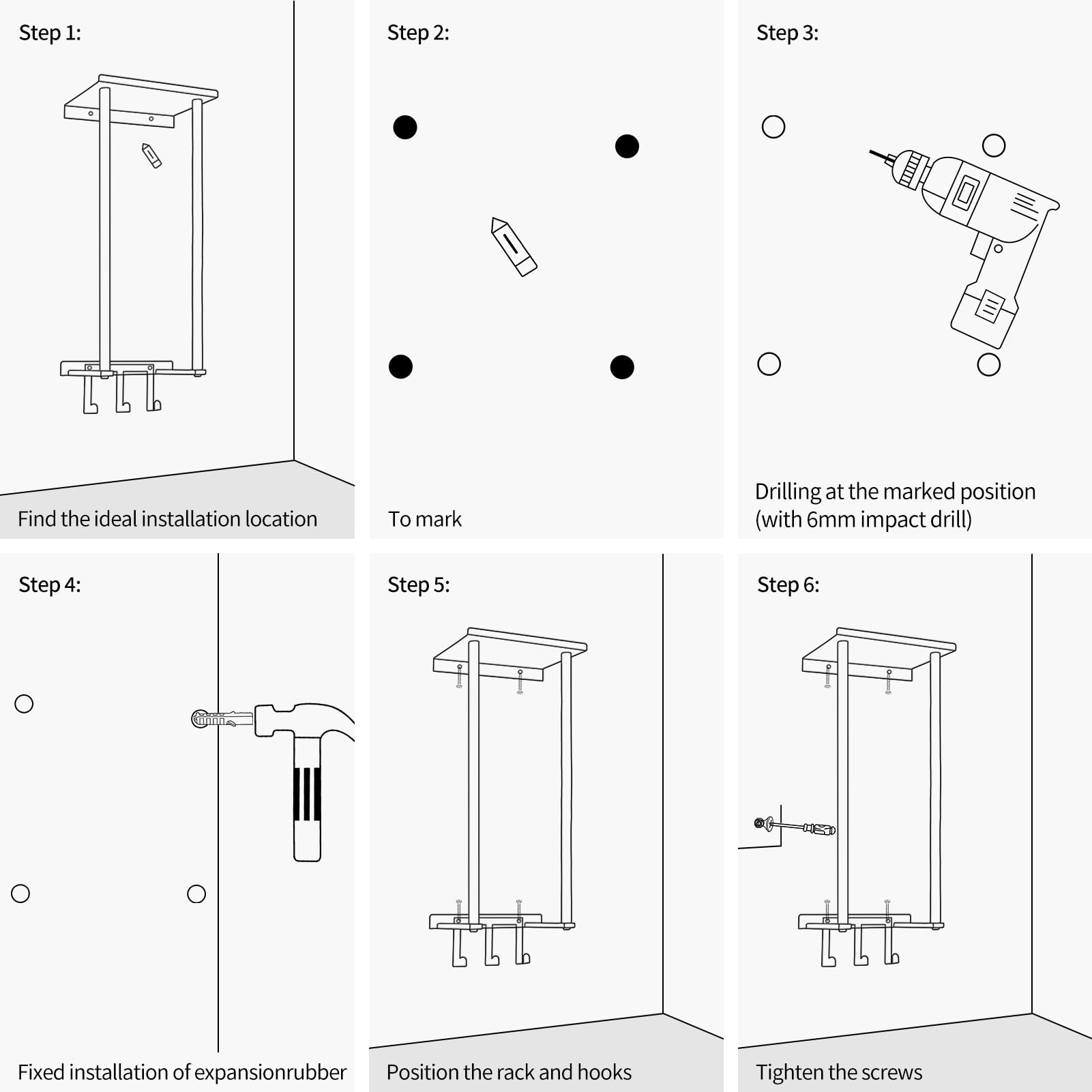 HOTNIU Towel Racks for Small Bathroom Wall Mounted, Vertical Towel Storage with Metal Shelf and 3 Hooks, Bath Towel Rack for Rolled Towels, Black Towel Holder for Large Bath Sheets Towels