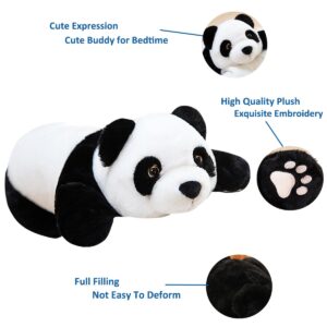 Doireum Panda Weighted Stuffed Animals, 1.87lbs Panda Stuffed Animal Cute Panda Weighted Plush Animals Hugging Pillow Toy for Boys Girls Valentine Christmas, 31.4 inch