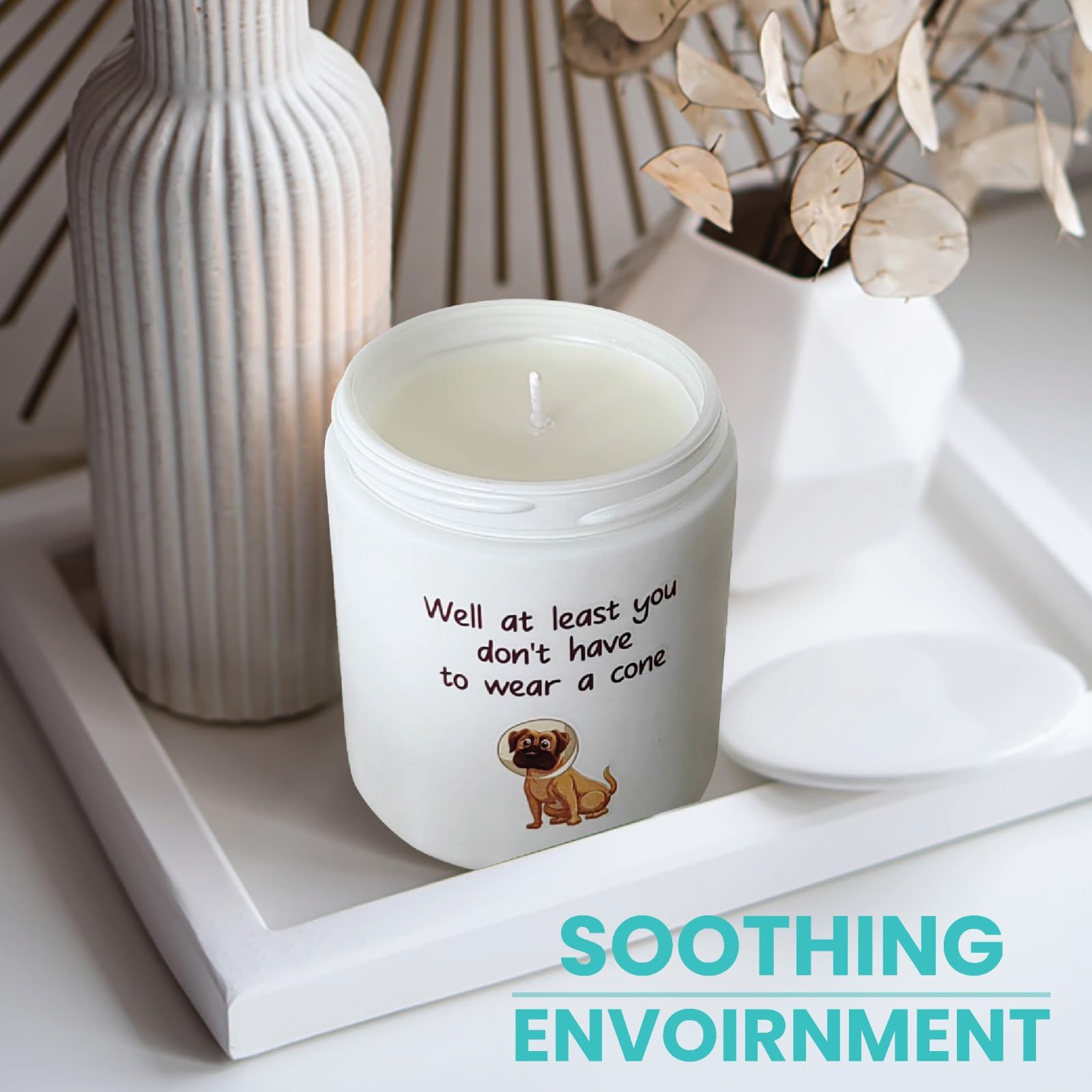 Get Well Soon Candles Gifts | Feel Better Gifts for Women and Men | Take Your Pain Scented Lavender and Vanilla Candle Gifts | Inspirational Candles for Women | Gift for Every Occasion