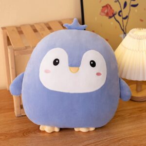 lannery Penguin Plush Pillow, Kawaii Penguin Stuffed Animal Toy Soft Penguin Plushies Pillow Toys Gifts for Room Decor Birthday Valentine Day, 8 inch