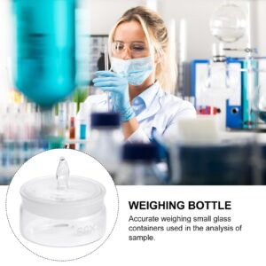 Hemobllo 1pc Weighing Bottle Pycnometer Bottle Chemistry Glass Bottle Specific Gravity Bottle Scientific Glass Beaker Pycnometer Flask Glass Measuring Bottle Glass Stopper Seal