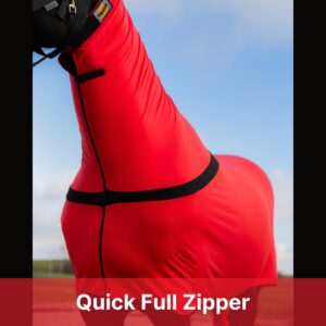 RESISTANCE Premium Horse Sleazy Full Body Slicker with Full Zipper & Faceless Horse Care Sheet