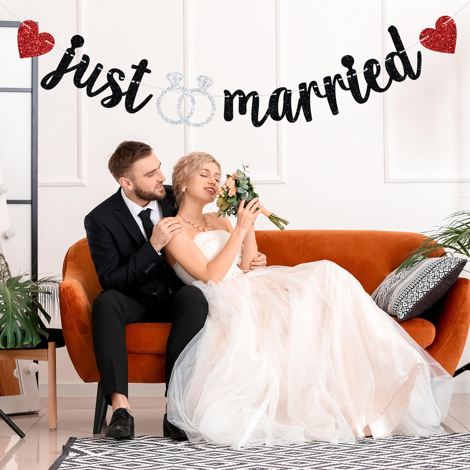 Just Married Banner, Future Mr & Mrs, Wedding/Engagement/Bridal Shower Party Decorations