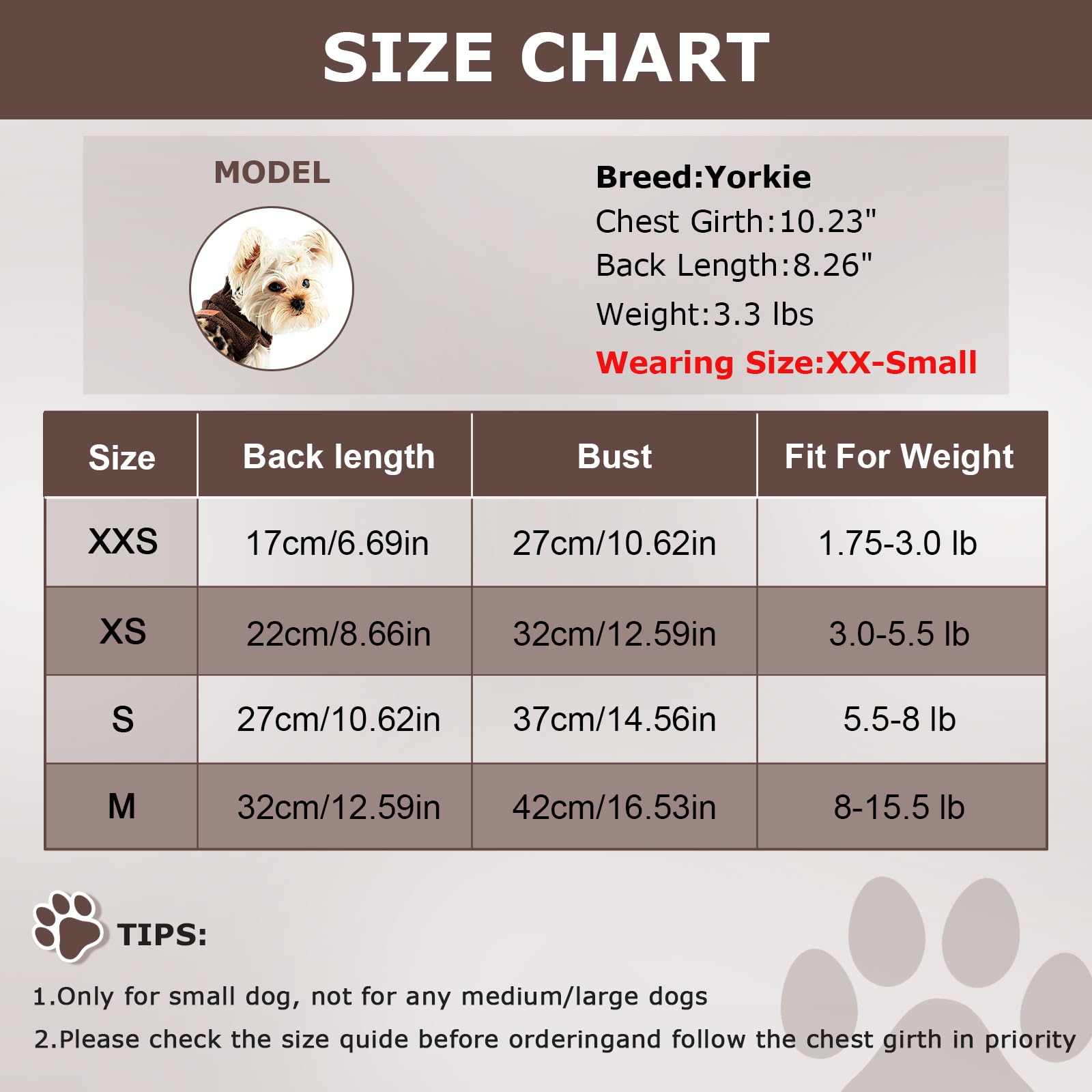 Fleece Vest Dog Sweater Winter Dog Clothes for Small Dogs Boy Girl Warm Pullover Puppy Sweater Soft Super Stretchy Leopard Print Dog Fleece Vest Chihuahua Sweaters (Leopard Brown, XXS)