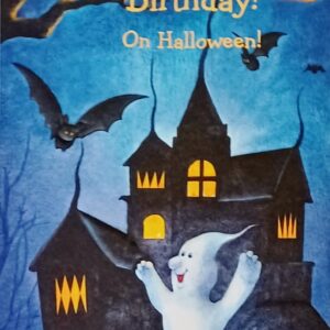 Greeting Card Time For Lots of Scary Fun For Someone Special - Happy Birthday And Halloween - October 31