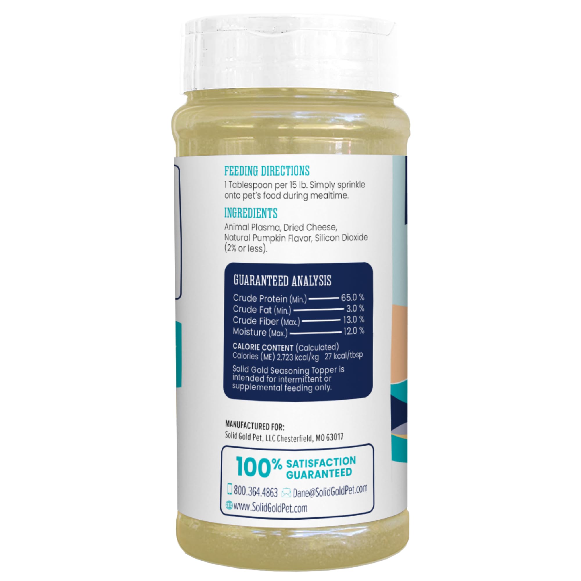 Solid Gold Dog Food Seasoning for Picky Eaters - Nutrientboost Dog Food Topper Shaker Appetite Enhancer for Dogs Pumpkin Flavor - Contains Proteins & Amino Acids to Promote Digestion & Immunity - 2 Ct