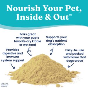 Solid Gold Dog Food Seasoning for Picky Eaters - Nutrientboost Dog Food Topper Shaker Appetite Enhancer for Dogs Pumpkin Flavor - Contains Proteins & Amino Acids to Promote Digestion & Immunity - 2 Ct