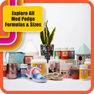 Mod Podge Top Coat, Premium All-in-One Glue, Sealer, and Finish Perfect for Preserving Diamond Puzzle Arts and Crafts Projects, CS27590, Clear