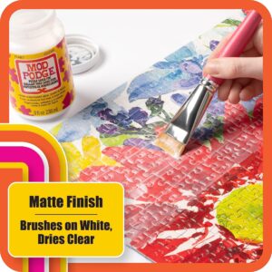 Mod Podge Puzzle Saver, Premium Matte All-in-One Glue, Sealer, and Finish, 8 fl oz, CS27589, Clear