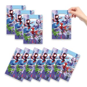 30pcs spidey and his amazing friends party gift bags,spidey gooddie bags party supplies birthday decoration gift bags spidey birthday party decorations