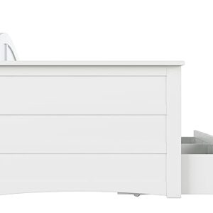 Acadia Twin Wood Daybed with Set of 2 Drawers in White