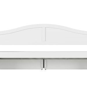 Acadia Twin Wood Daybed with Set of 2 Drawers in White