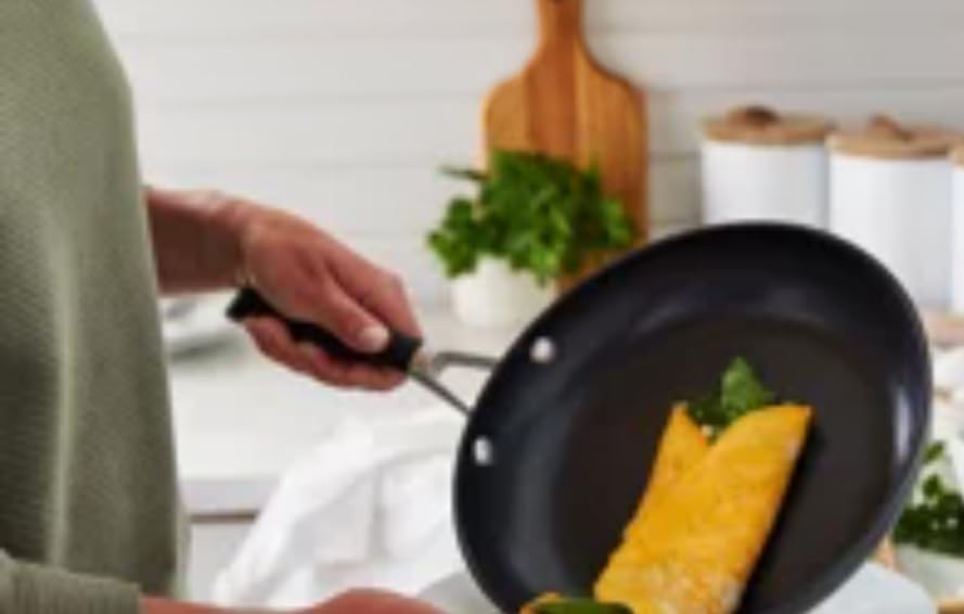 Calphalon 8" and 10" Hard-Anodized Non-Stick Frying Pan Set,Black