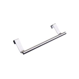 Anneome Over Door Towel Rack Wall Towel Rack Metal Cabinets Stainless Steel Towel Hanger Over The Door Towel Bar Kitchen Dish Rack Organizer Cupboard Tower Hanger Rag Metal Silver