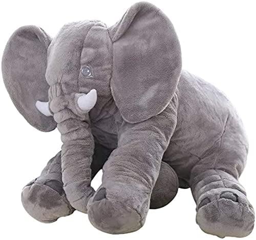 Hmcghie Giant Elephant Stuffed Animals Oversized 24 Inch Large Stuffed Elephant Pillow Toy Gray Gifts for Kids Girlfriend Home Decor