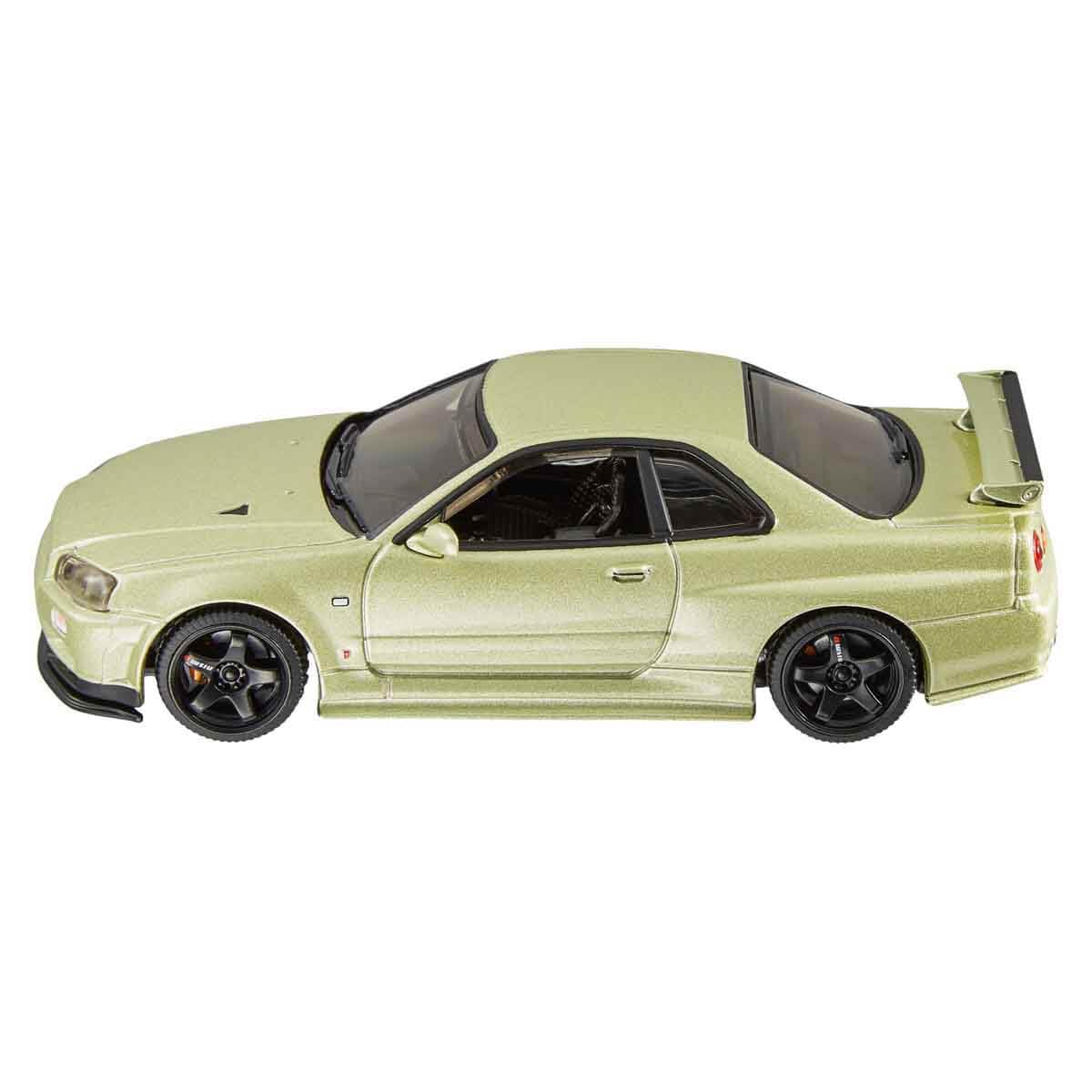 Hot Wheels Real Riders Nissan Skyline GT-R (BNR34) V-Spec II Nur with NISMO Parts 1:43 Scale Die Cast Car