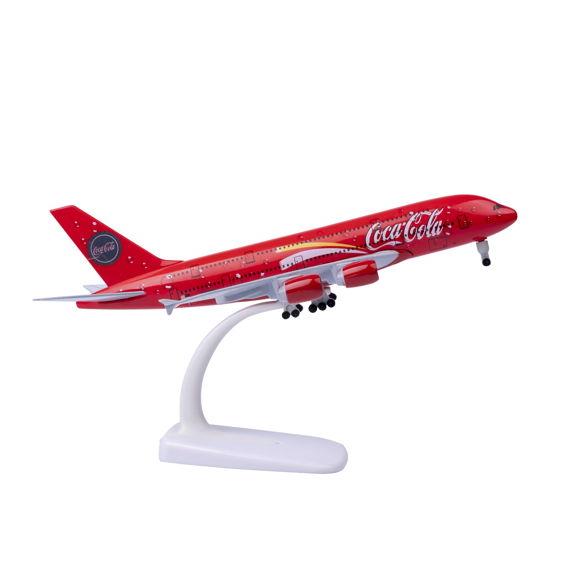 Bswath Model Airplane 1:300 Scale Model A380 Model Plane Metal Alloy Model for Gift and Decoration