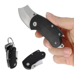 bykco small folding pocket knives, g10 handle small edc knife, 1.8 inch blade folding knife with bottle opener, perfect edc tool for women teens men(1 pack, bg101)