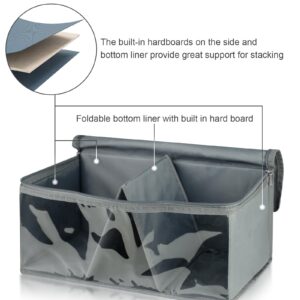 Epesoware Stackable Hat Storage for Baseball Caps, Hat Organizer for Baseball Caps with Cardboard, Wide Hat Bag Foldable Hat Case for Home Travel