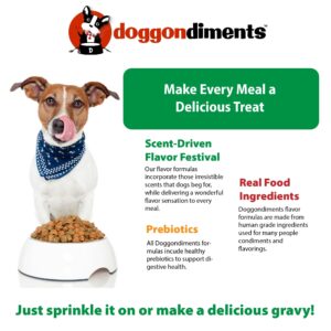 Doggondiments Peanut Buddy Roasted Peanut Flavor Dog Food Topper, Fun People Food Flavors, Made in USA, Non-GMO, No Added Salt