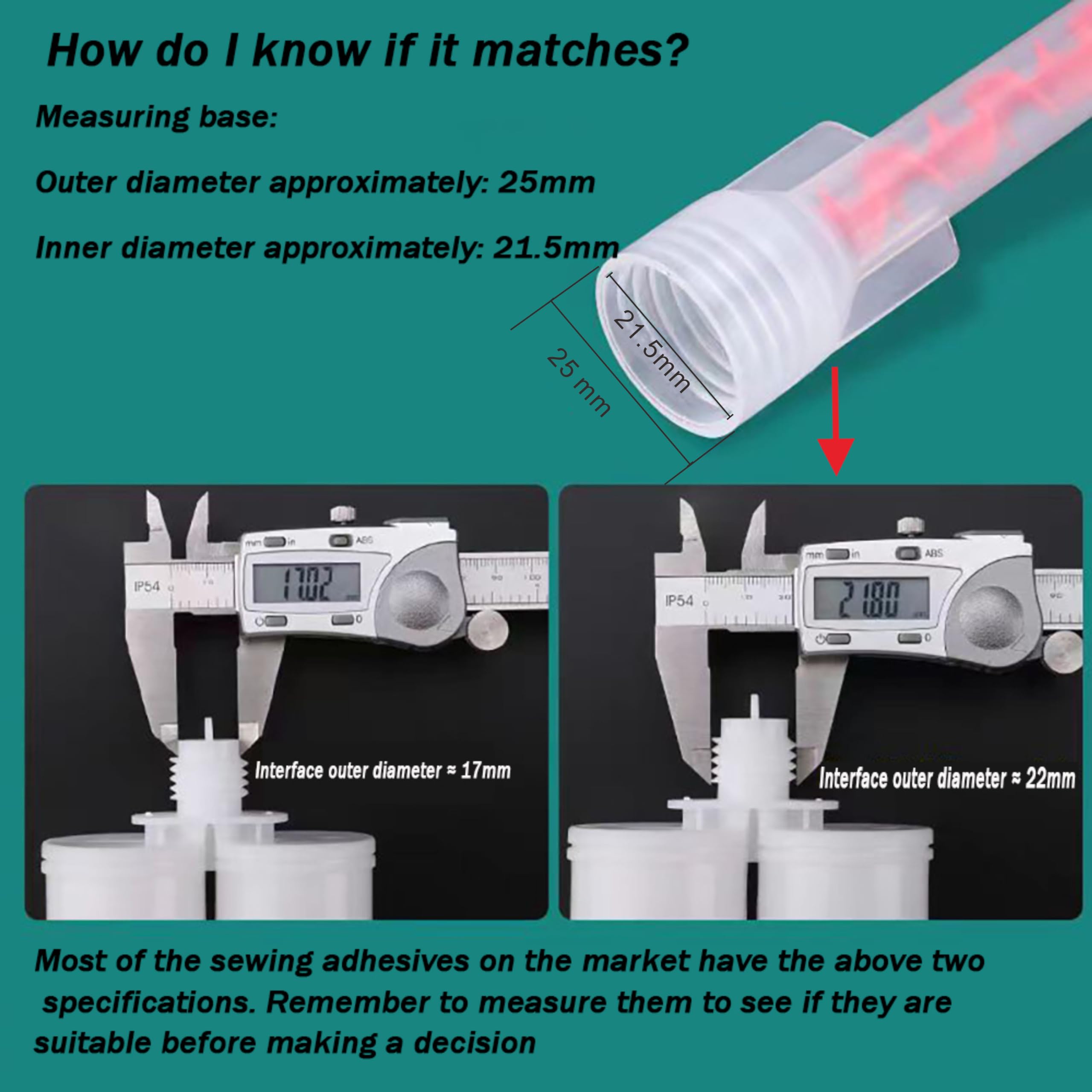 ANZHUO Dual Barrel Mixing Nozzle, 20 Double epoxy Spray Gun nozzles, Suitable for 200ml and 400ml Manual Ink cartridges （20 Pieces）