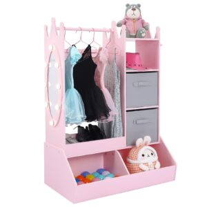 Bophy STM-601PA-NEW Kid Wardrobe, Large, Pink