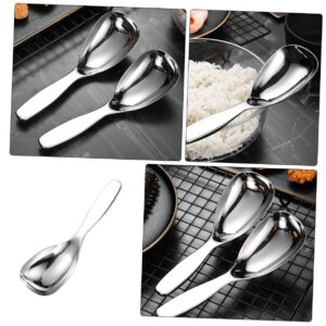 Mikinona Serving Spoon Serving Spoon Appetizer Spoons Metal Serving Spoons Stainless Steel Serving Utensils Non Stick Rice Scooper Potato Spoon Food Service Spoon Reusable Rice Spoon Potato