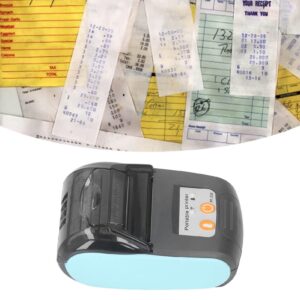 Bluetooth Receipt Thermal Printer, 58mm Bluetooth Receipt Printer, Mini POS Receipt Printer for Clothing Industry Convenience Stores, Portable Receipt Printer (Without