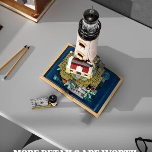 GOTIMON Island Lighthouse Tower Magic Book Building Block Sets,Model Building Kit Gift for Adults and Kids (1016 PCS)