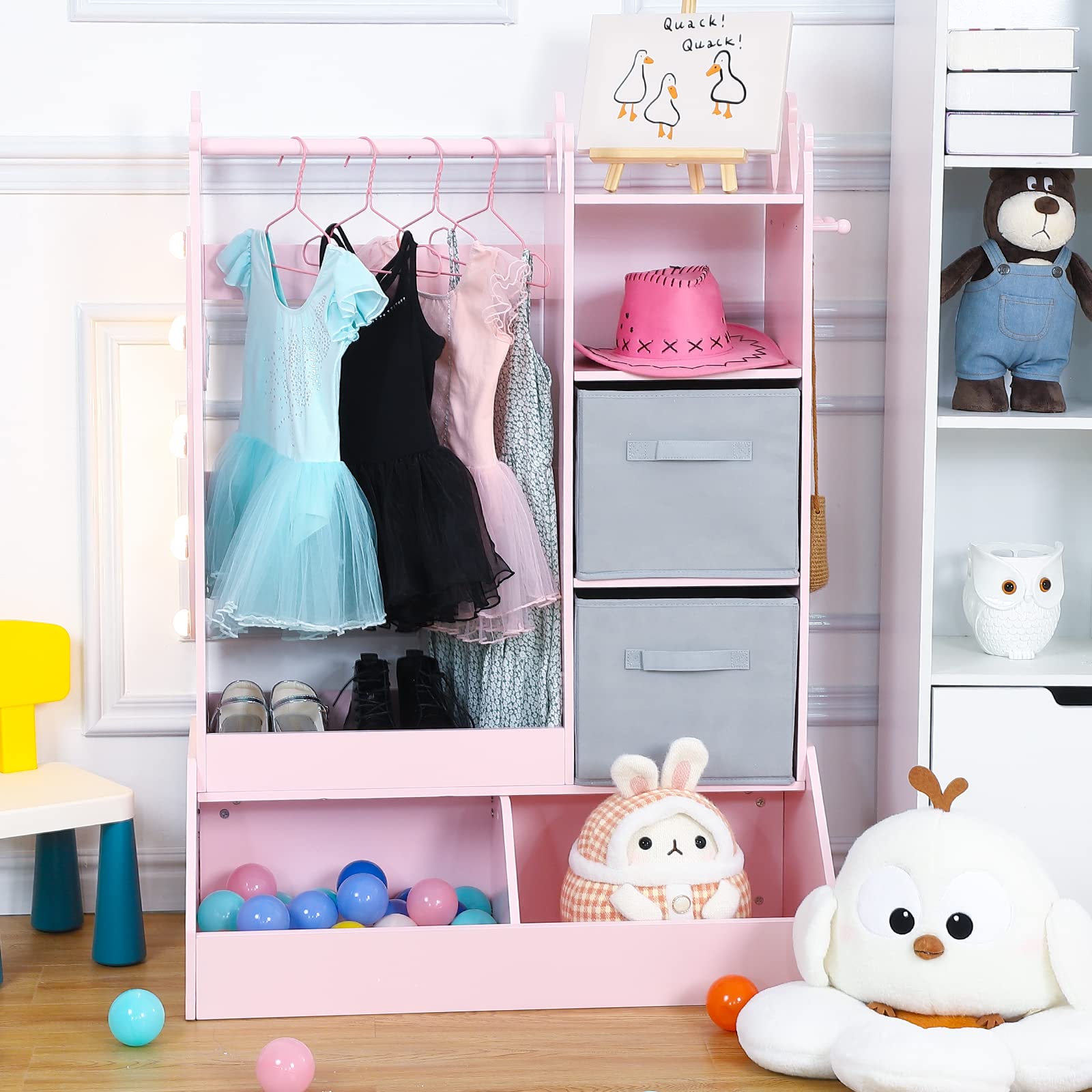 EGFheal Dress Up Storage, Pink