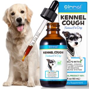 kennel cough for dogs, sdjufei 60ml dog cough, herbal drops for all breeds & sizes, supplement for dogs itch