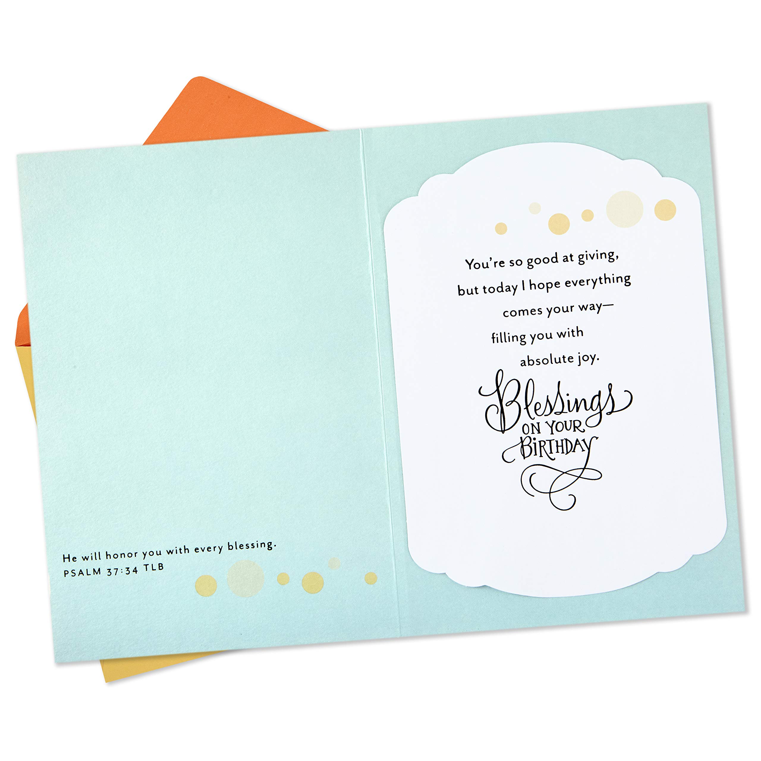 Hallmark DaySpring Religious Birthday Card (Blessings On Your Birthday) & DaySpring Religious Birthday Card (Celebrating You)