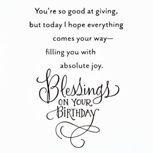 Hallmark DaySpring Religious Birthday Card (Blessings On Your Birthday) & DaySpring Religious Birthday Card (Celebrating You)